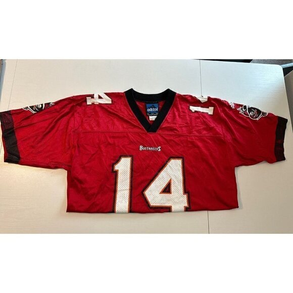 adidas Other - Adidas Tampa Bay Buccaneers Bucs #14 BRAD JOHNSON Red Jersey (Adult M)